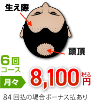 6回コース:60万円